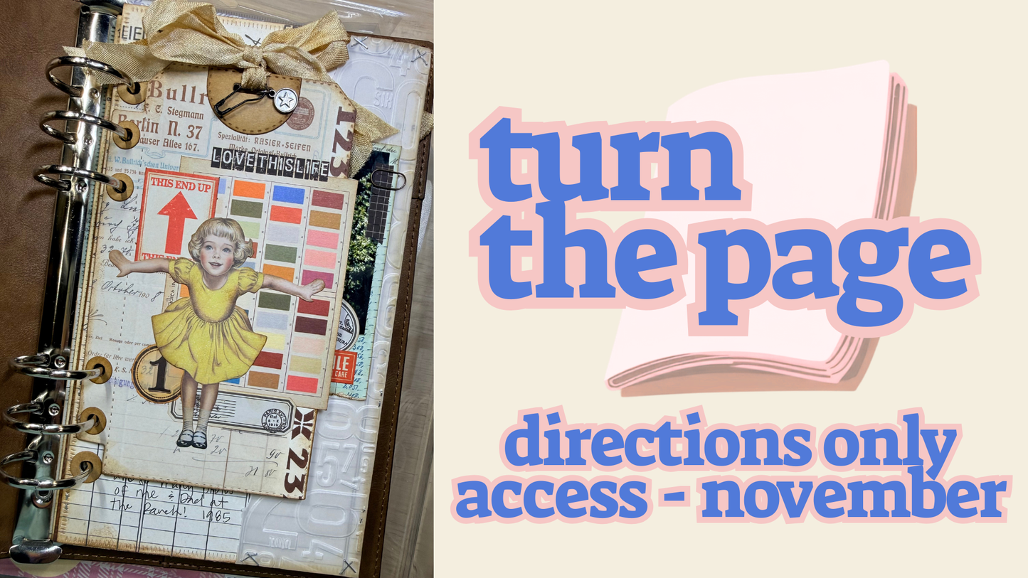 Turn the Page: November - Access to Directions Only