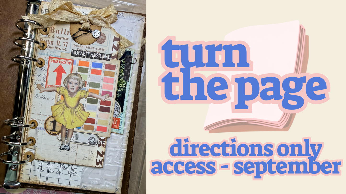 Turn the Page: September - Access to Directions Only